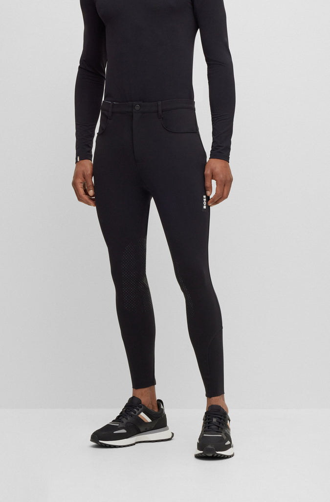 BOSS Equestrian Men's James Knee Grip Breeches – Black