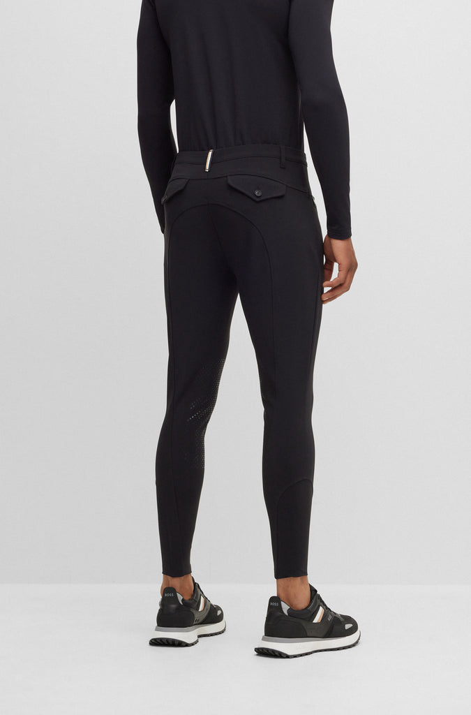 BOSS Equestrian Men's James Knee Grip Breeches – Black