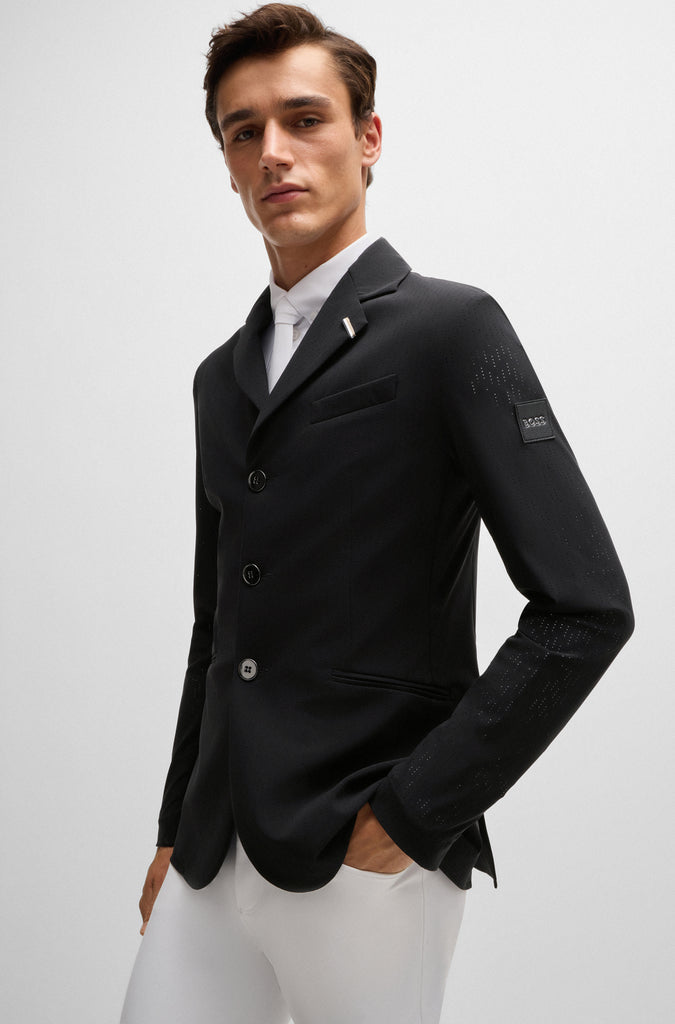 BOSS Equestrian Men's Andrew Mesh Competition Jacket - Black