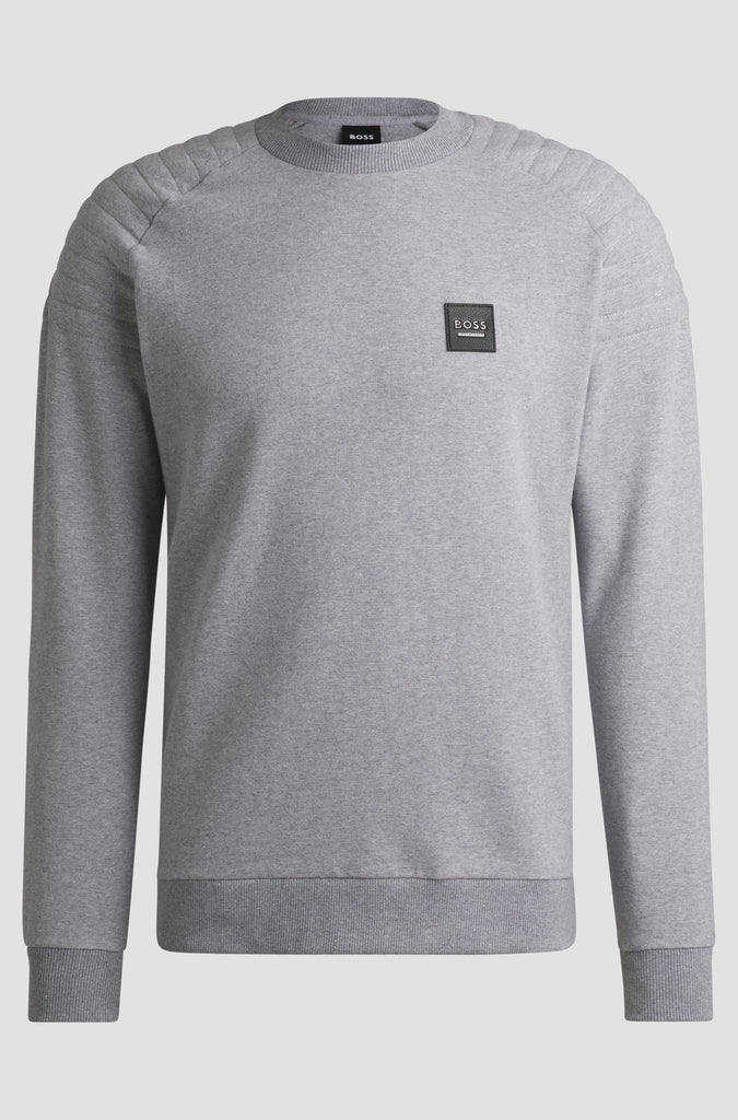 BOSS Equestrian Men's Lex Sweater - Grey Melange