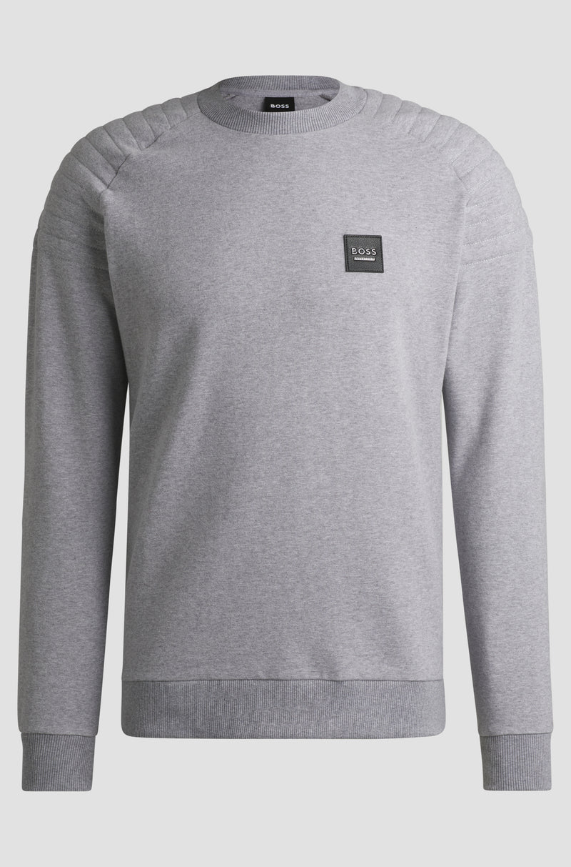 BOSS Equestrian Men's Lex Sweater - Grey Melange