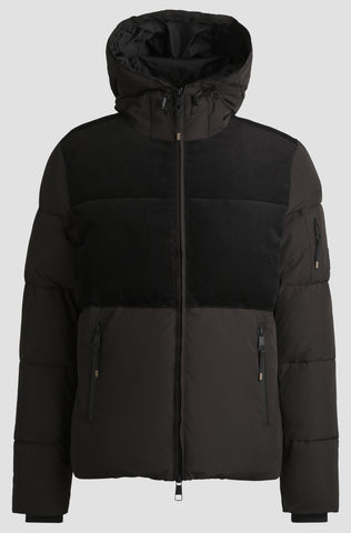 BOSS Equestrian Men's Tomas Cord Puffer Coat - Black