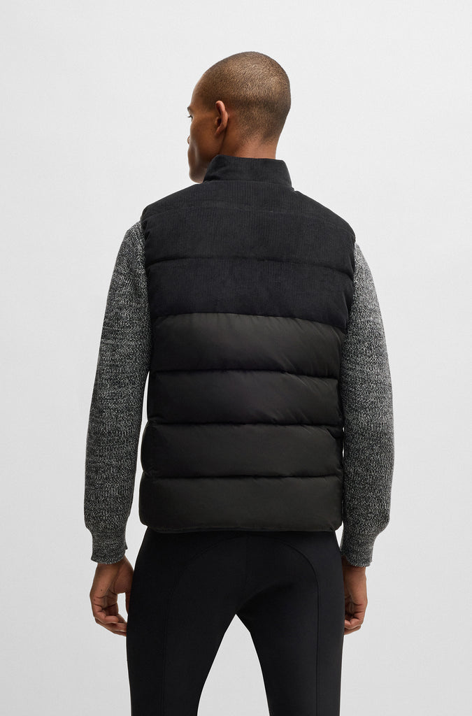 BOSS Equestrian Men's Arthur Cord Puffer Vest - Black