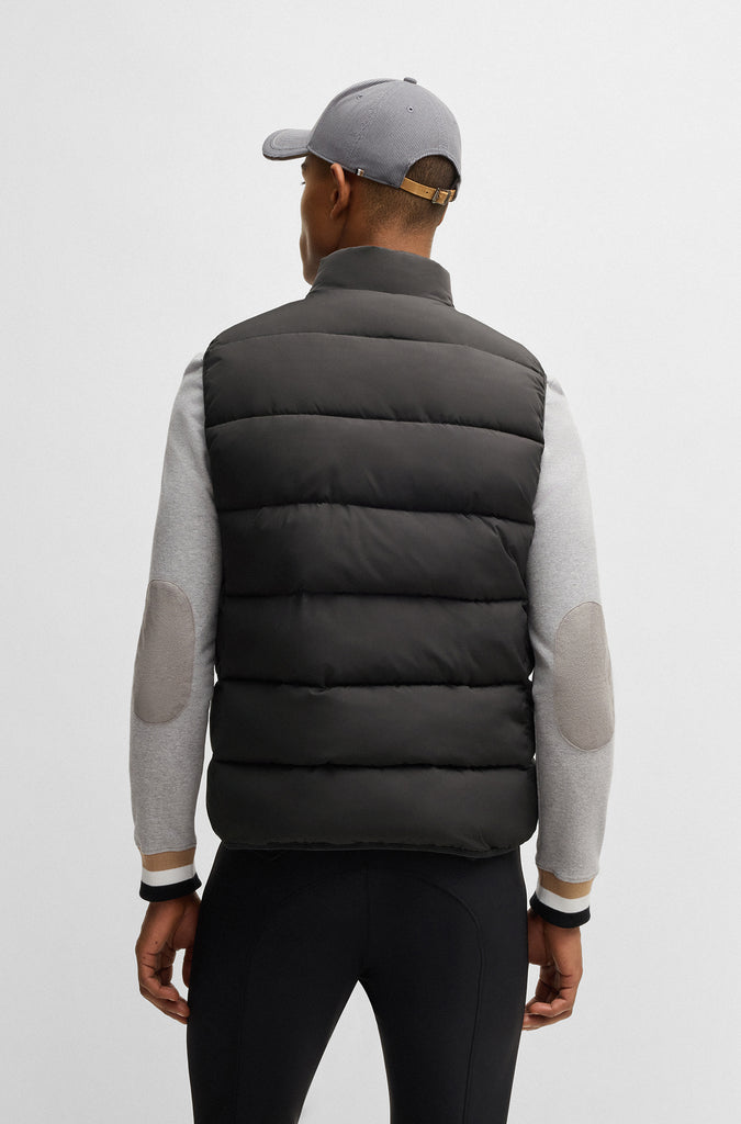 BOSS Equestrian Men's Arthur Puffer Vest - Dark Grey