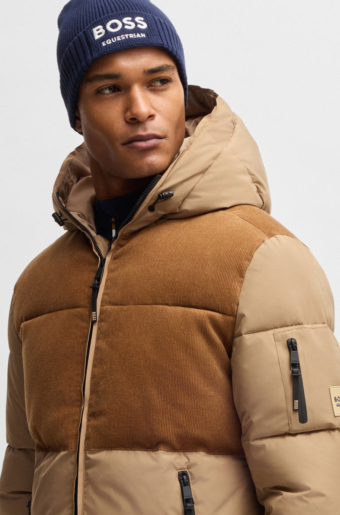 BOSS Equestrian Fisher Beanie in Sky Captain Navy