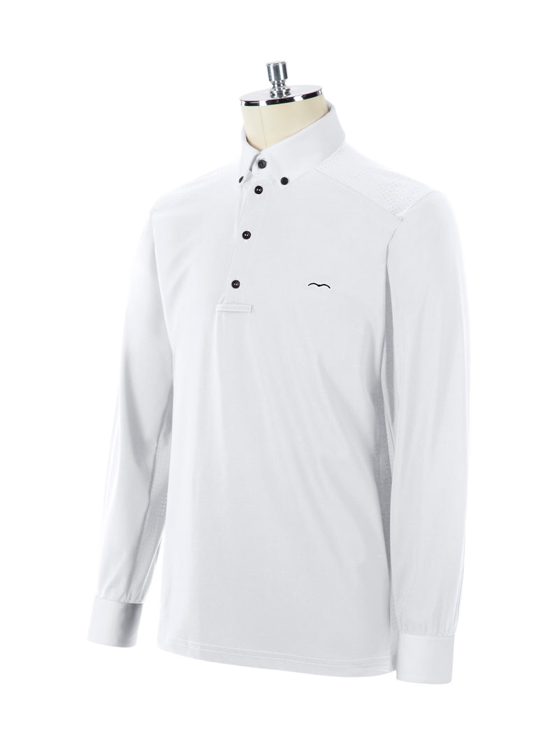 Animo Men's 'About' Long Sleeved Competition Shirt - White