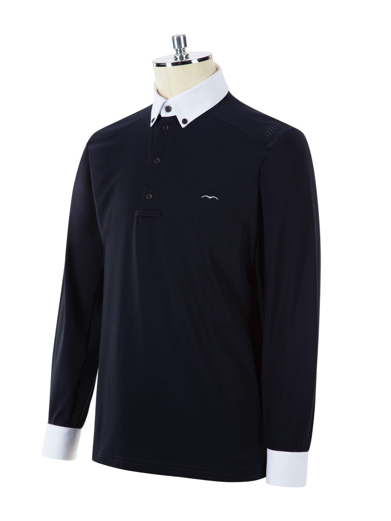 Animo Men's 'About' Long Sleeved Competition Shirt - Navy