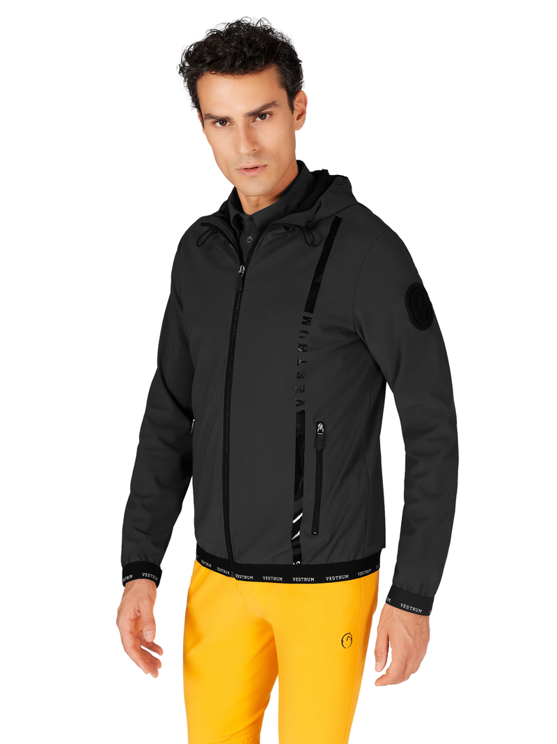 Vestrum Men's Recco Lightweight Hooded Jacket - Black