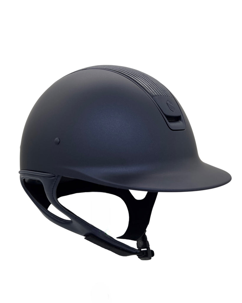 خوذة Samshield 1.0 Dark Line Shadowmatt ذات الجزء العلوي المصنوع من الجلد