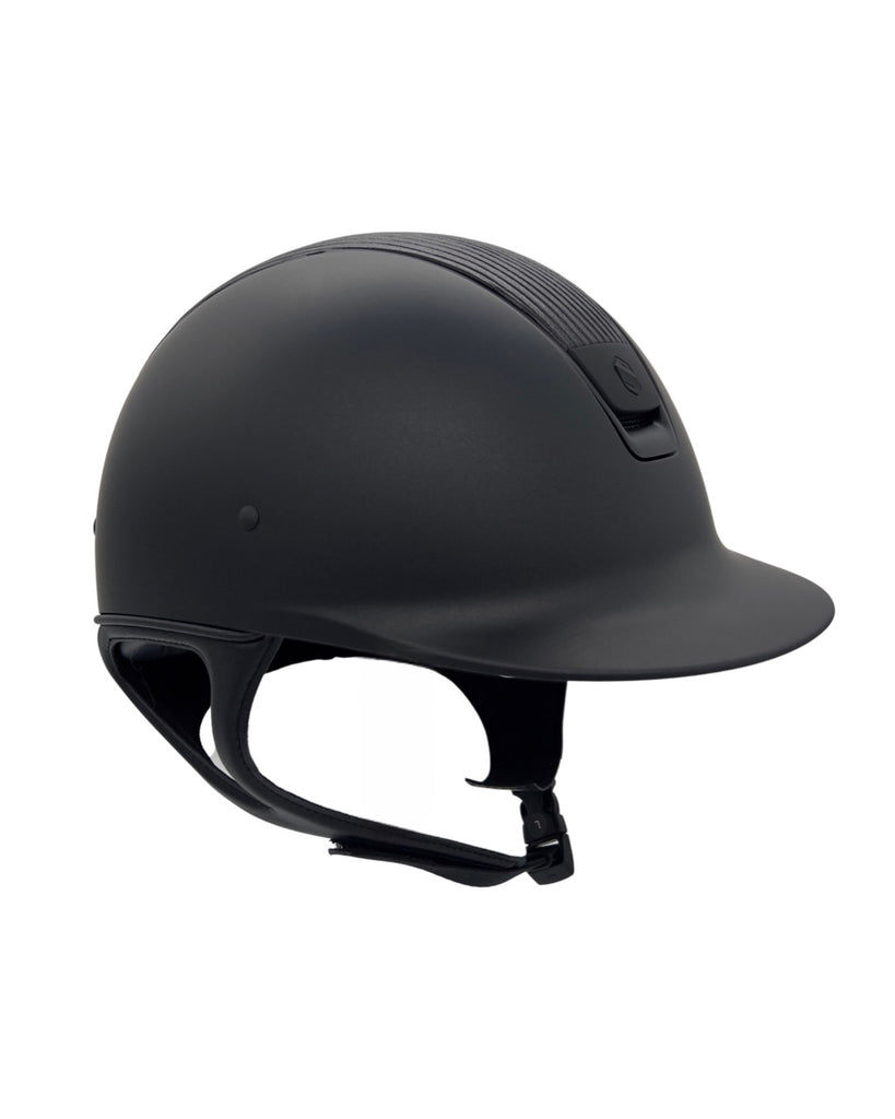 خوذة Samshield 1.0 Dark Line Shadowmatt ذات الجزء العلوي المصنوع من الجلد