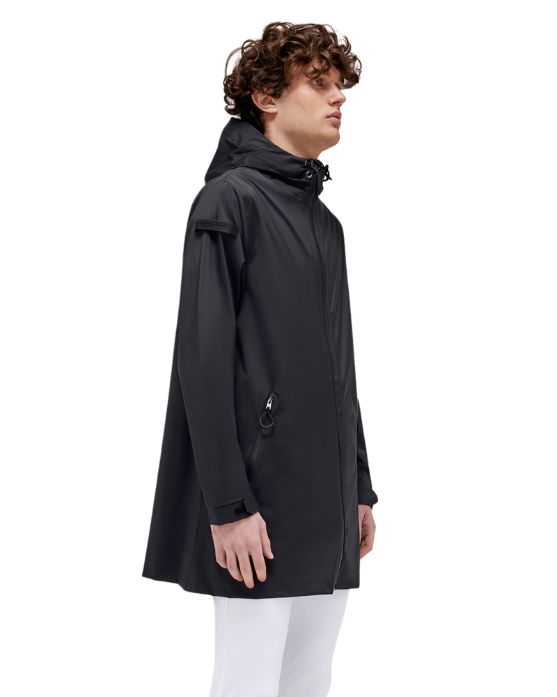 Cavalleria Toscana Men's Rain Parka - Black