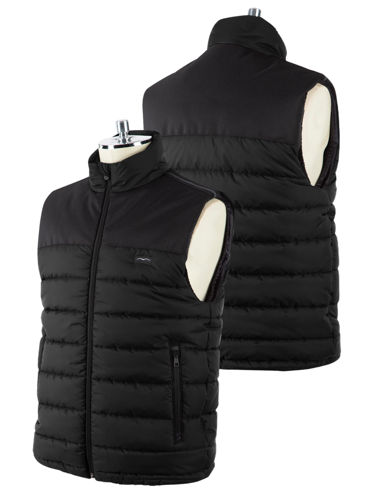 Animo Men's Erwin Padded Vest - Black