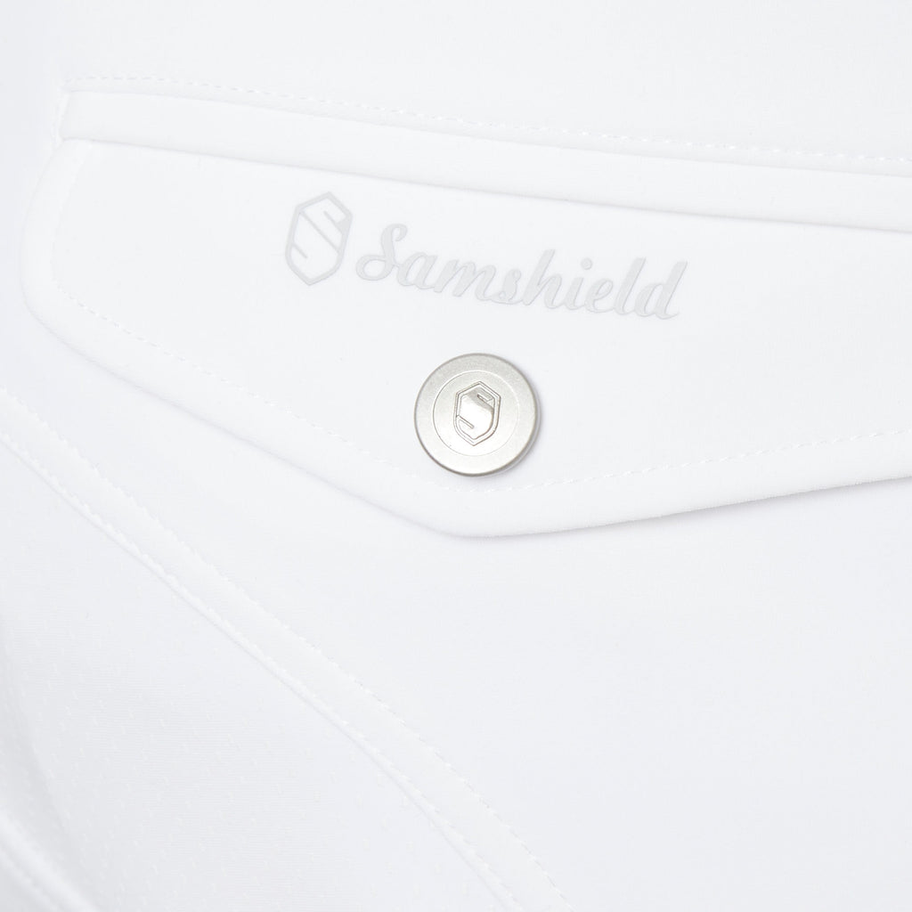 بنطال Samshield Edouard Full Grip للرجال باللون الأبيض