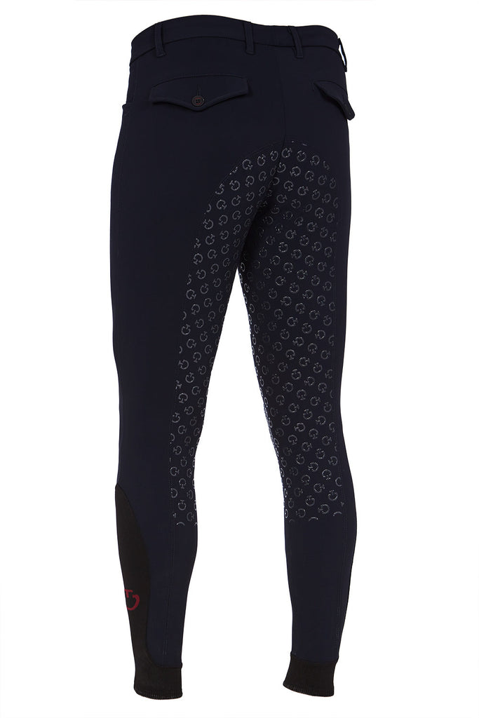 Cavalleria Toscana Men's Full Grip Breeches - Navy