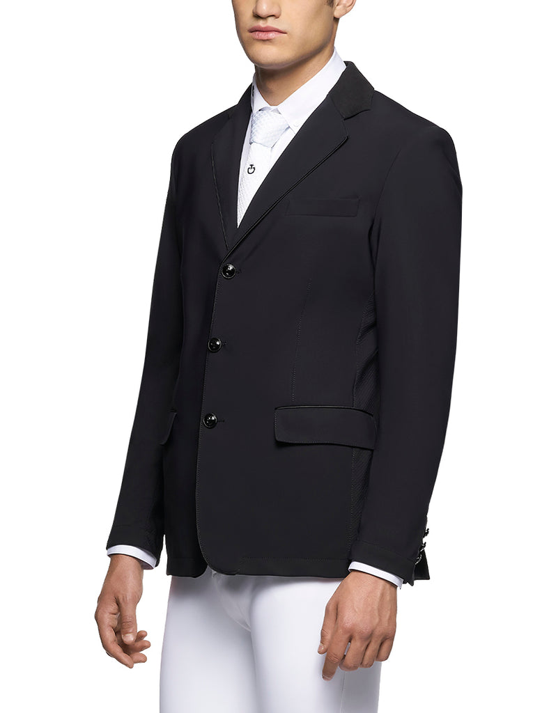 Cavalleria Toscana Men's Perforated GP Riding Jacket