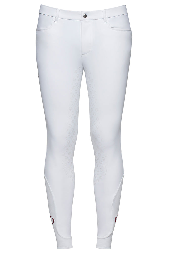 Cavalleria Toscana Men's Full Grip Breeches - White