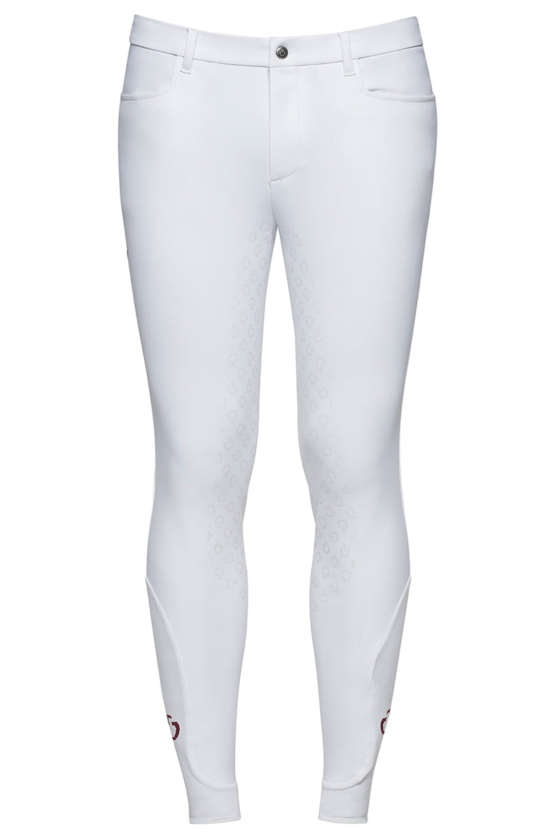 Cavalleria Toscana Men's Full Grip Breeches - White