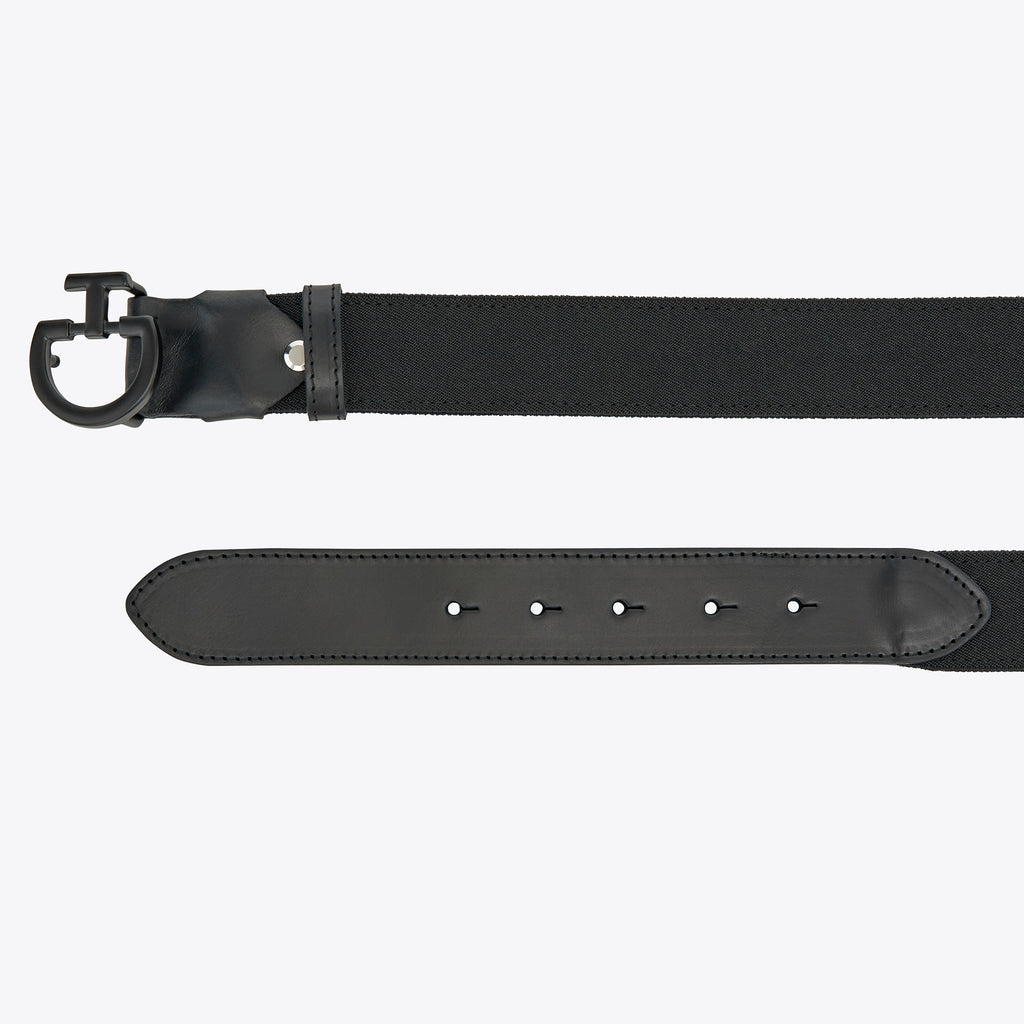 Cavalleria Toscana Men's Logo Belt - Black