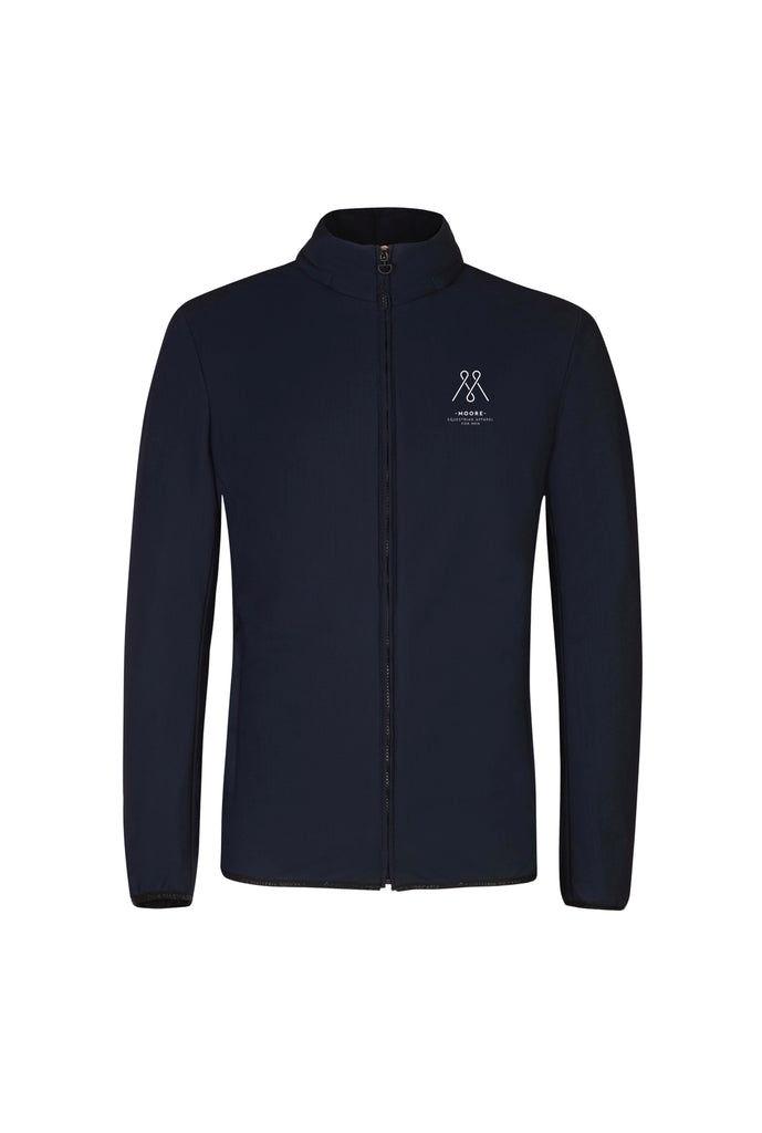 Cavalleria Toscana Men's MEQ Branded Quilted Jacket - Navy