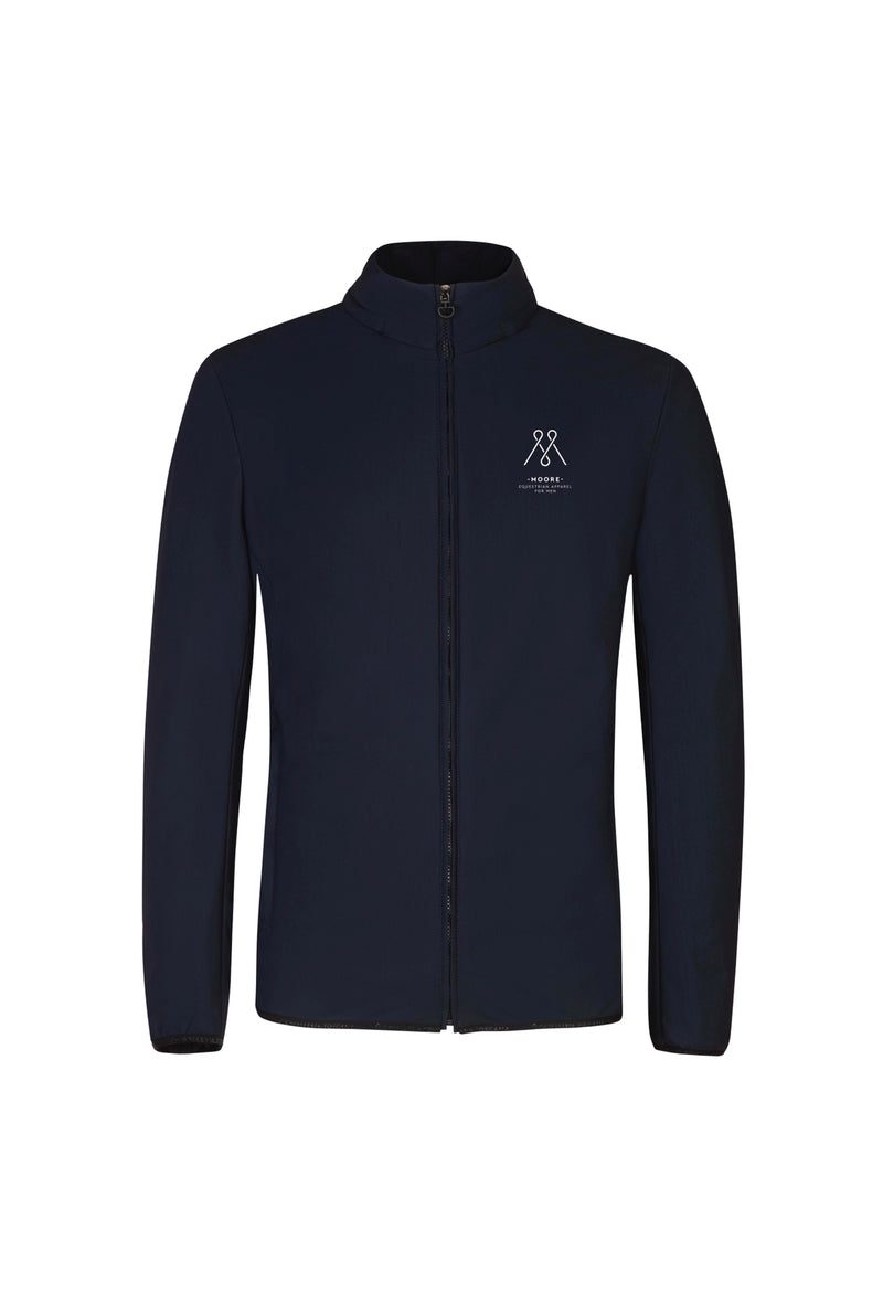 Cavalleria Toscana Men's MEQ Branded Quilted Jacket - Navy
