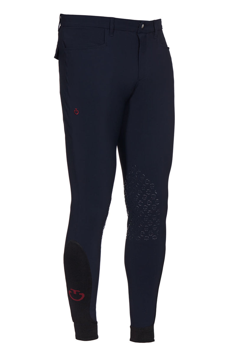 بنطلون رجالي من Cavalleria Toscana New Grip System باللون الأزرق الداكن