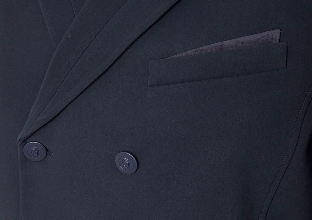 معطف رجالي من Samshield Louis Matt Tailcoat باللون الأزرق الداكن