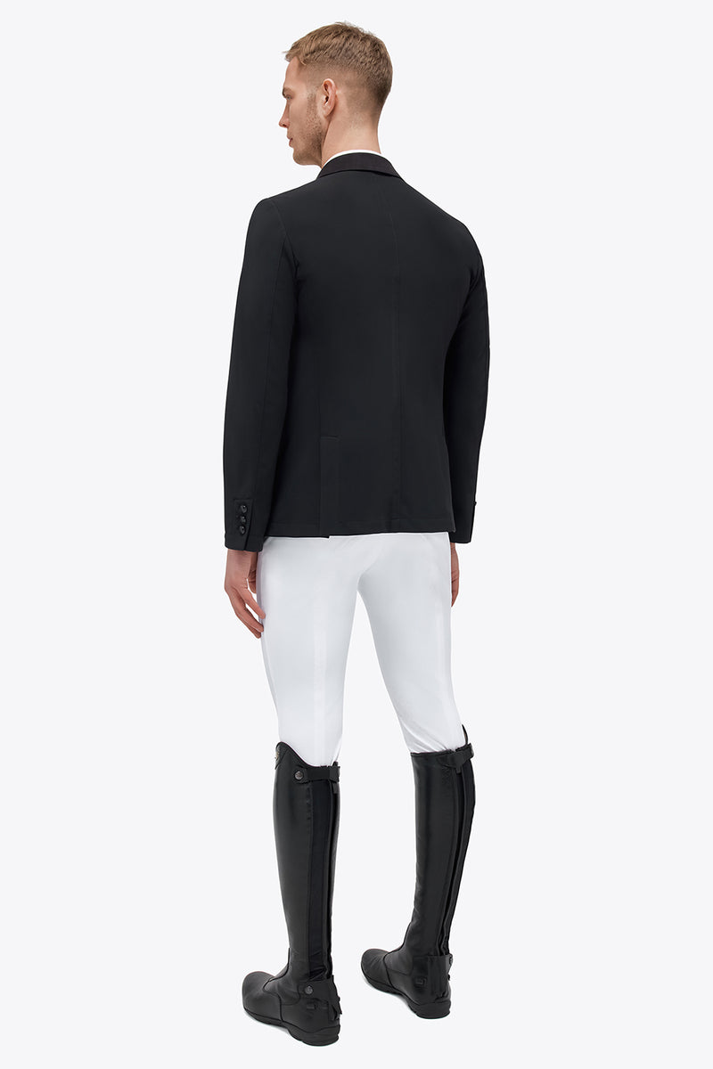 سترة ركوب الخيل خفيفة الوزن للرجال من كافاليريا توسكانا باللون الأسود