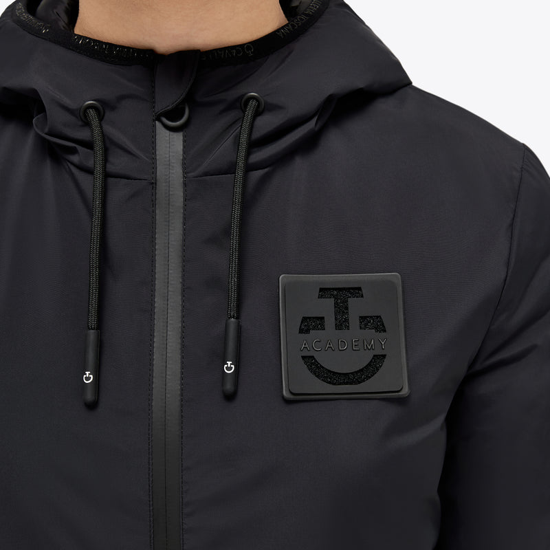 Cavalleria Toscana Young Rider Hooded Bomber Jacket - Black