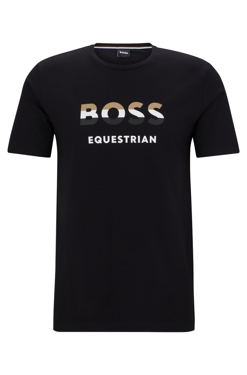 Boss Mens Logo T-Shirt Black
