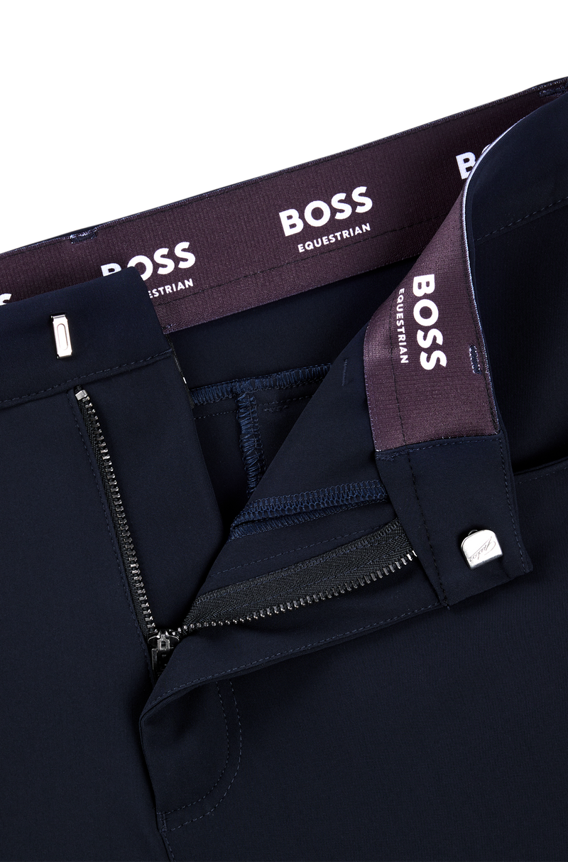 BOSS Equestrian Men's James Knee Grip Breeches - Sky Captain Navy