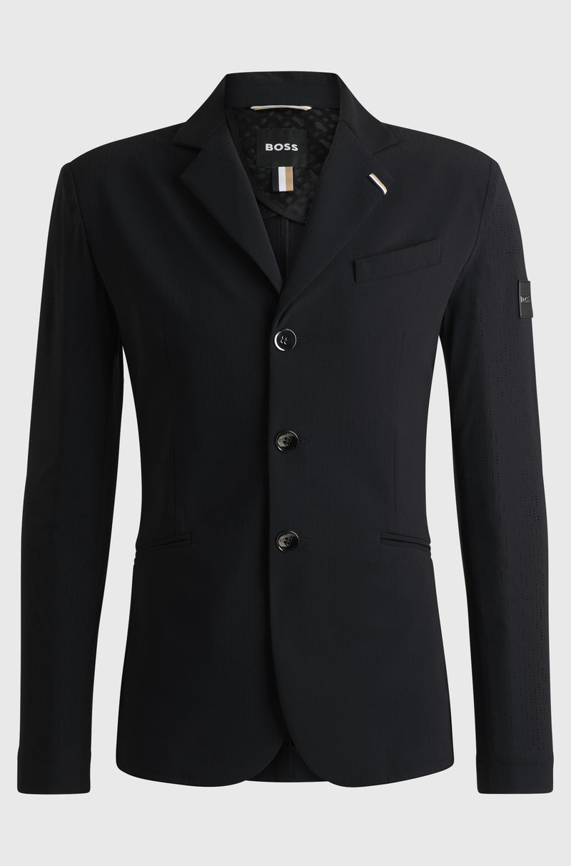 BOSS Equestrian Men's Andrew Mesh Competition Jacket - Black