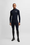 BOSS Equestrian Men's Nolan Training Shirt - Peached Sky Captain Navy
