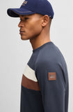 BOSS Equestrian Men's Lewin Sweater Sky Captain - Navy