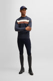 BOSS Equestrian Men's Lewin Sweater Sky Captain - Navy
