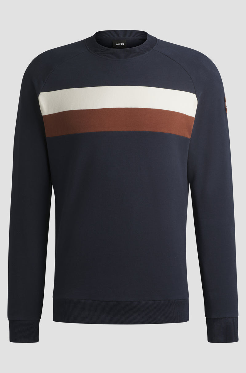 BOSS Equestrian Men's Lewin Sweater Sky Captain - Navy