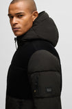 BOSS Equestrian Men's Tomas Cord Puffer Coat - Black