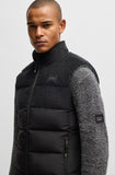 BOSS Equestrian Men's Arthur Cord Puffer Vest - Black
