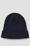 BOSS Equestrian Fisher Beanie in Sky Captain Navy