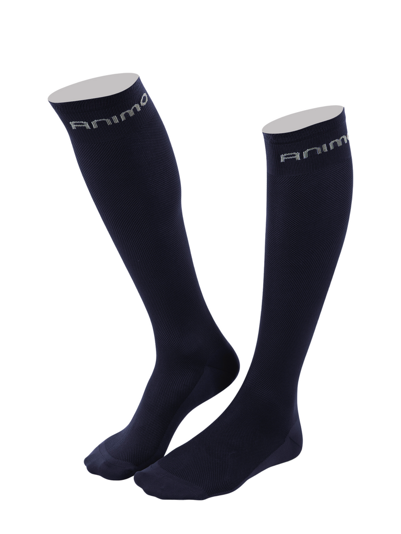 جوارب ركوب الخيل أنيمو باللون الأزرق الداكن