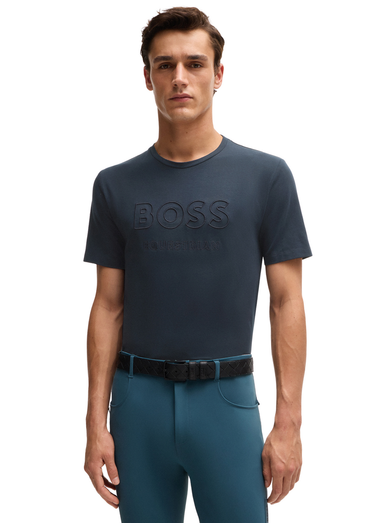 Boss Mens Pierce T-Shirt Sky Captain