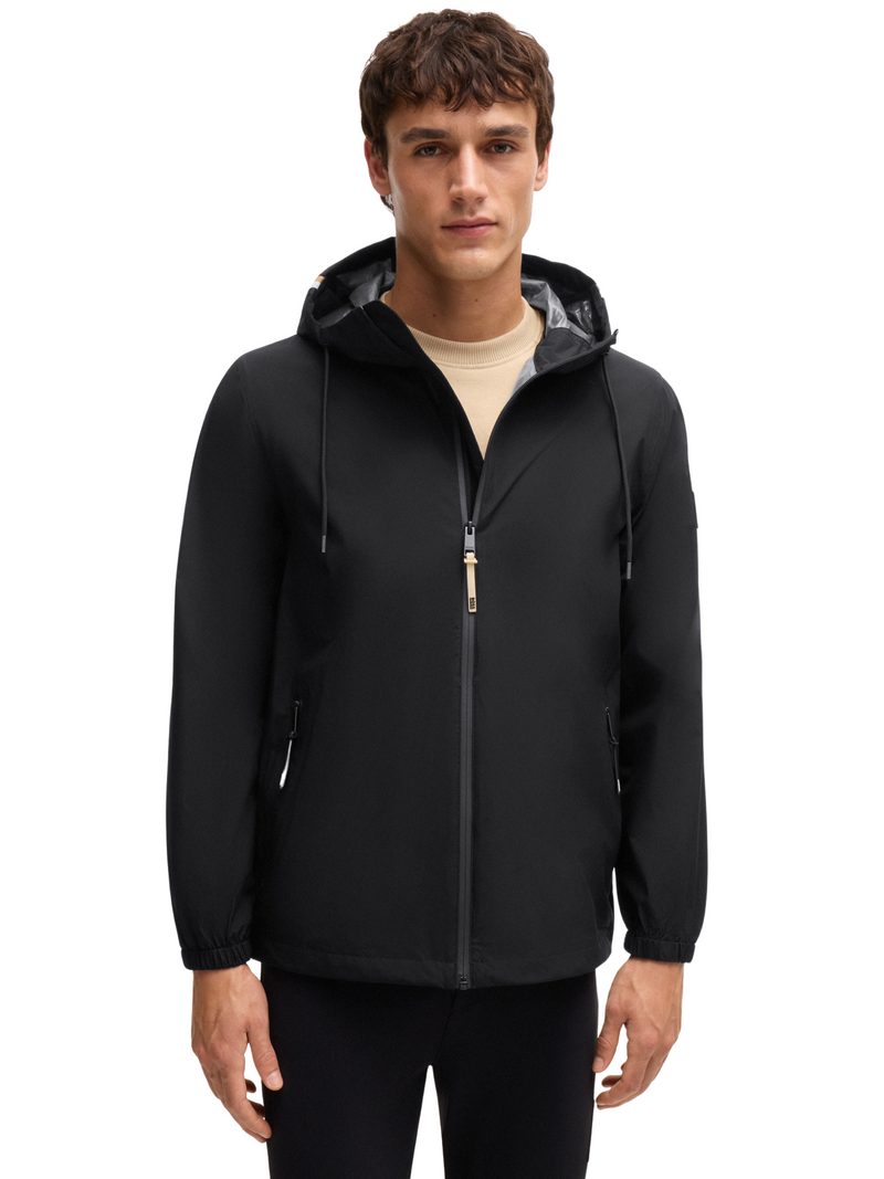 Boss Rex Rain Jacket Black