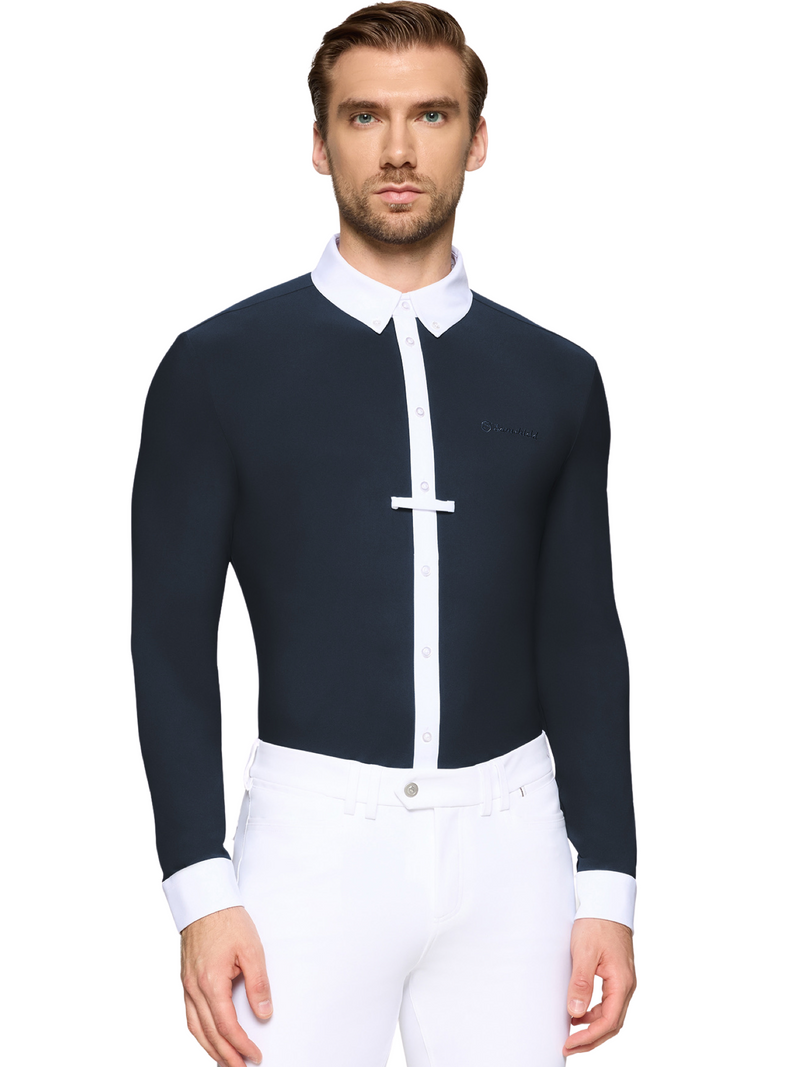 Samshield Men's Smith Long Sleeved Shirt - Navy