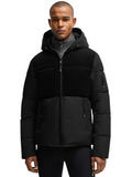 BOSS Equestrian Men's Tomas Cord Puffer Coat - Black