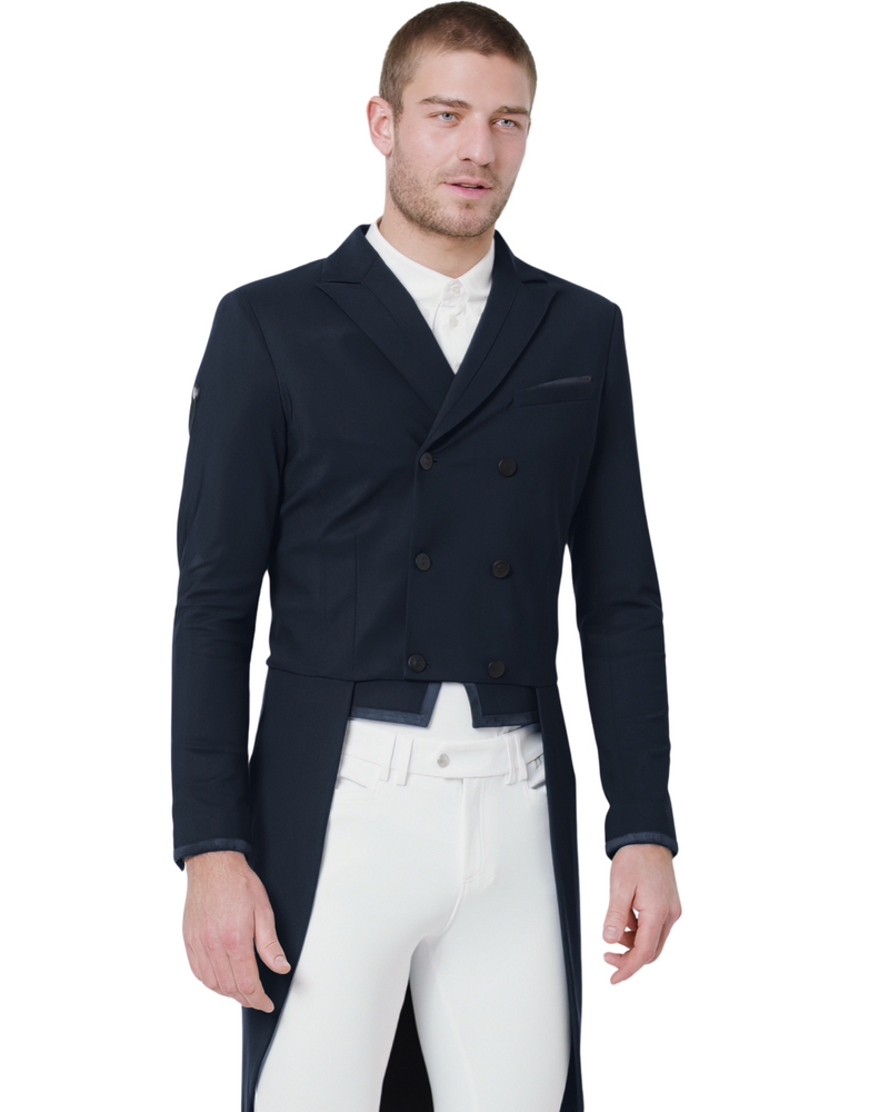 معطف رجالي من Samshield Louis Matt Tailcoat باللون الأزرق الداكن