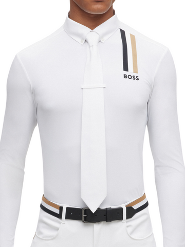 Boss White Competition Tie