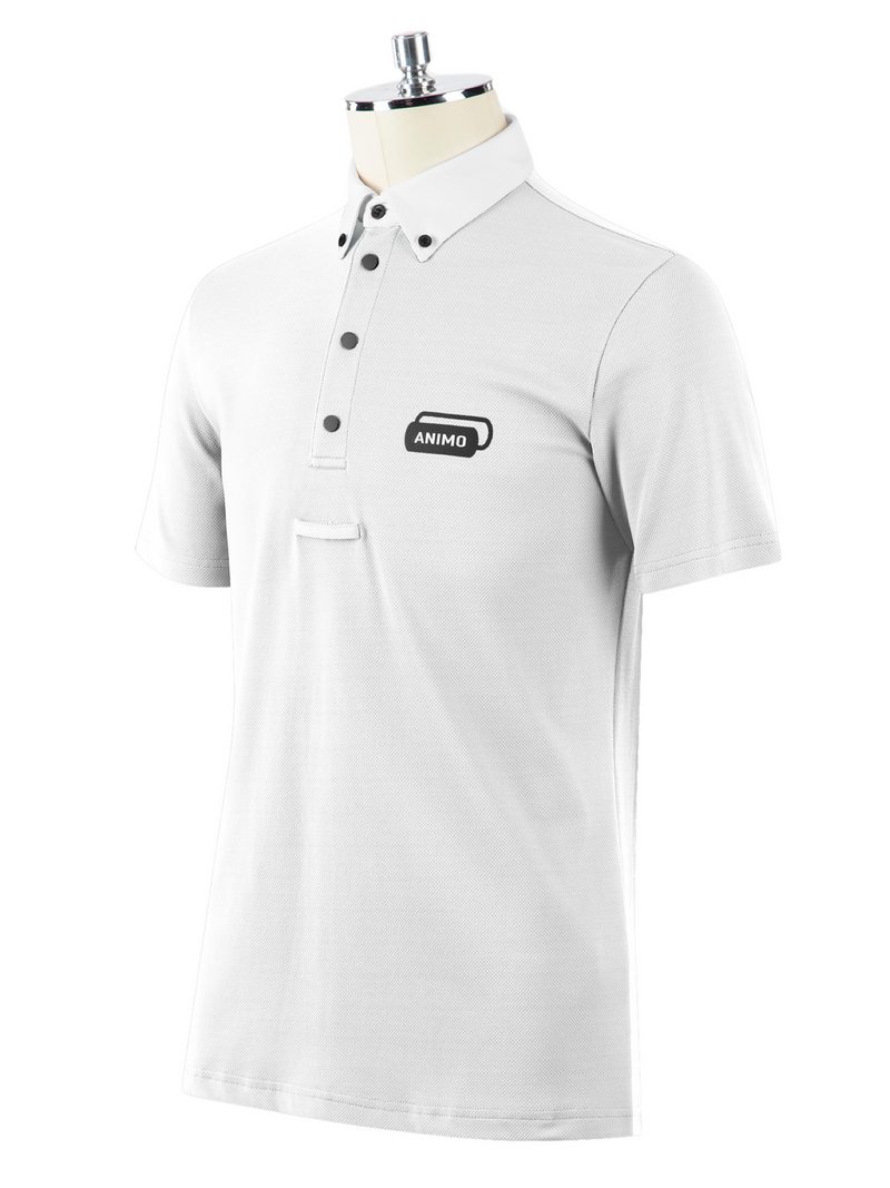 Animo Men's Ankara Competition Shirt - White