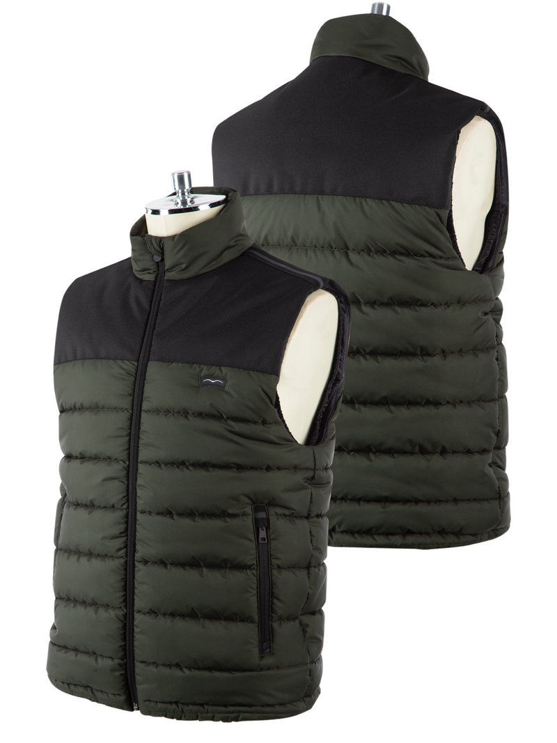 Animo Men's Erwin Padded Vest - Green