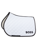 Boss Jumping Saddle Pad White