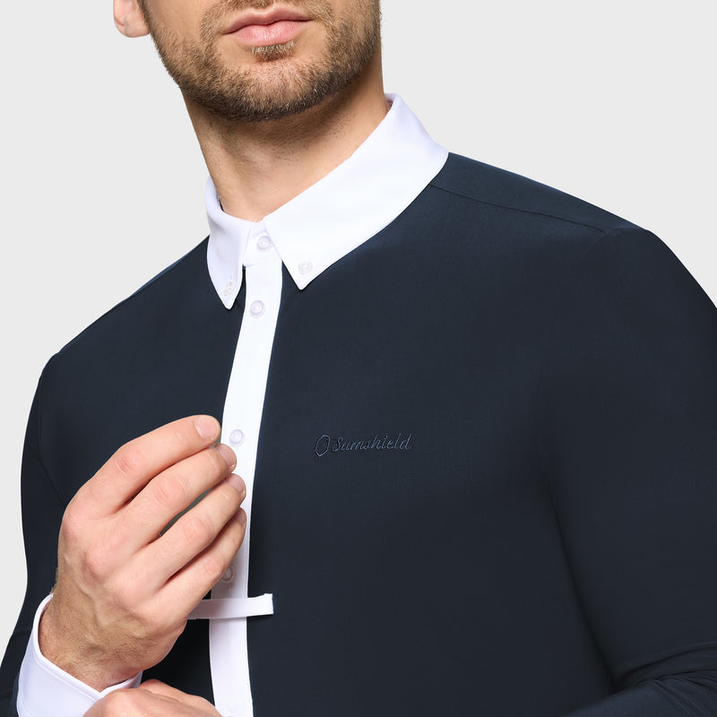 Samshield Men's Smith Long Sleeved Shirt - Navy