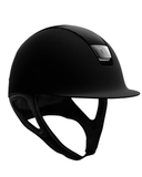 Samshield Black Shadowmatt Helmet - Leather Top